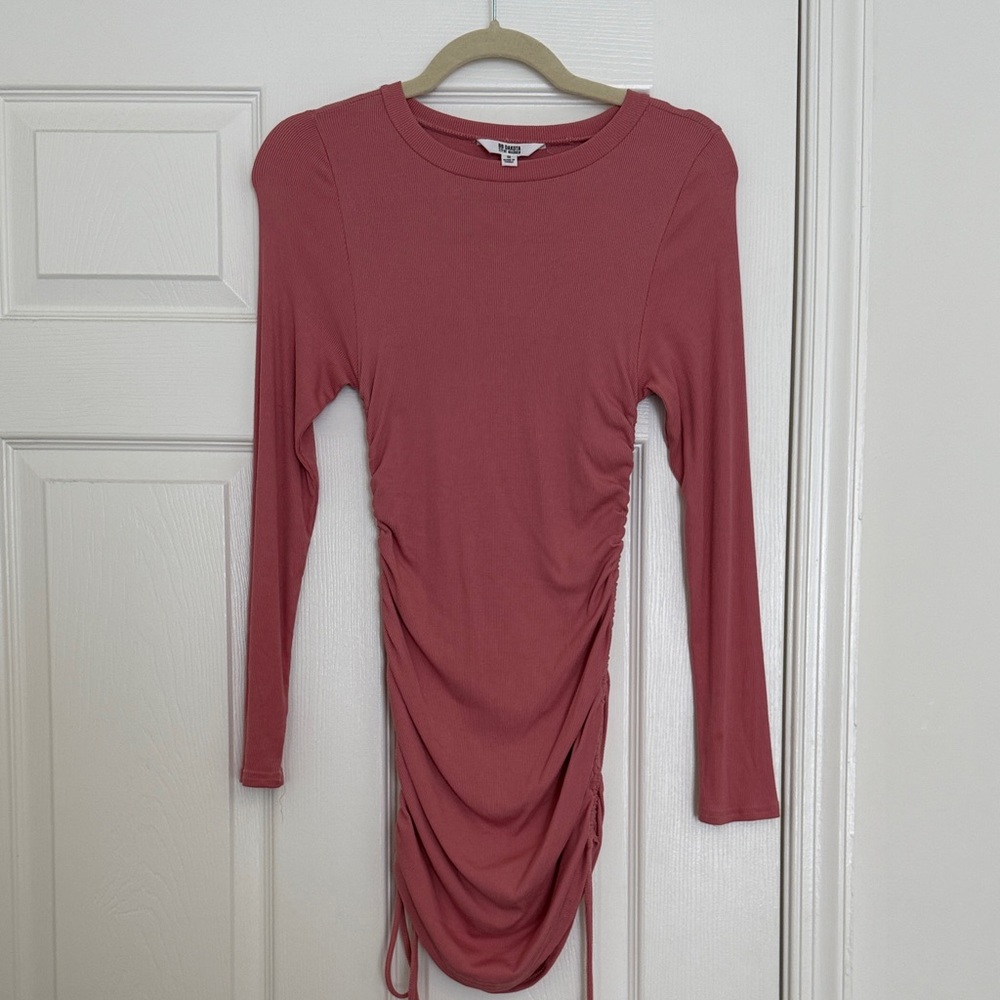 BB Dakota Ribbed Pink Top